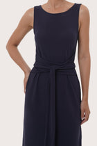 Refined design detail of the Kyra Dress in Navy