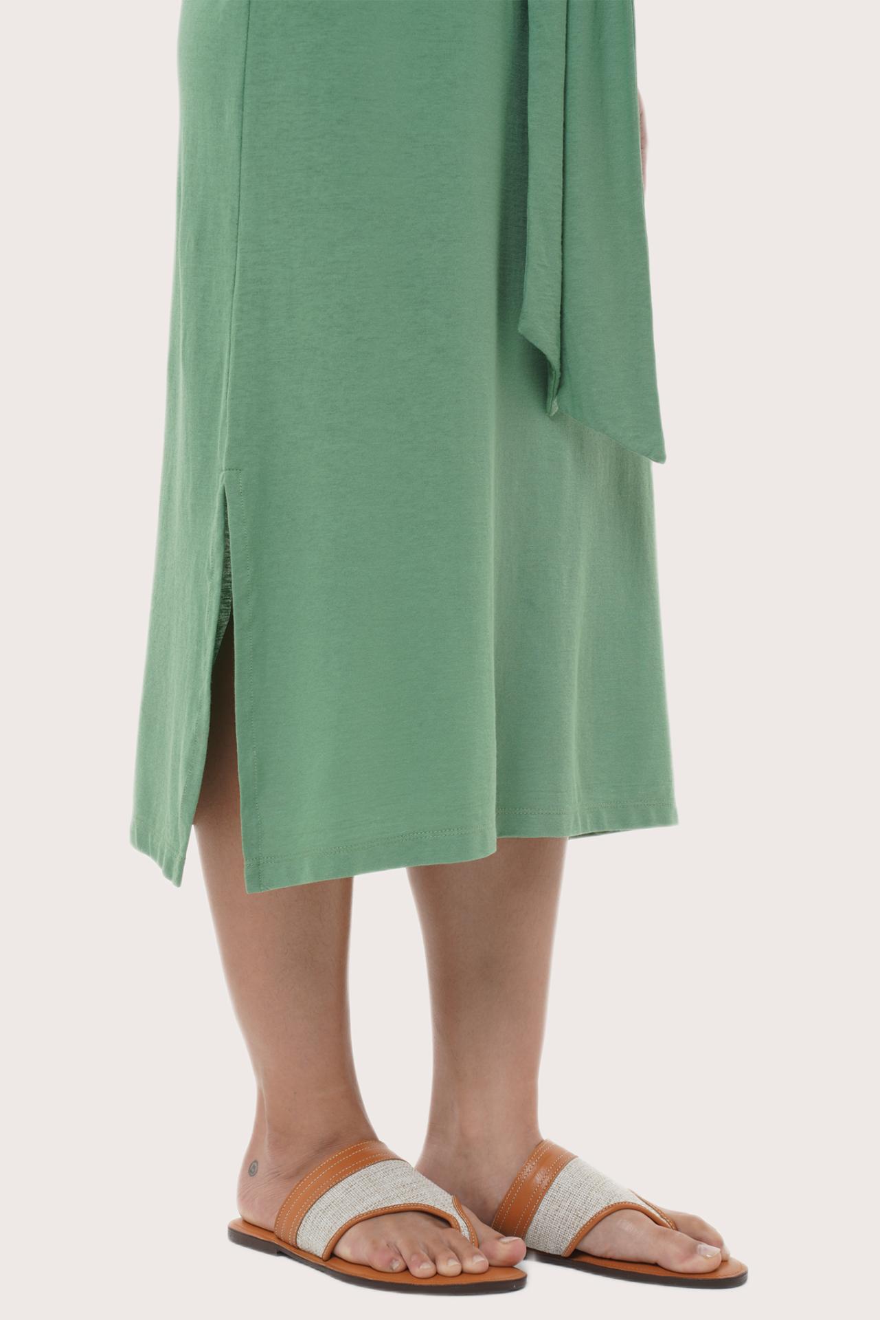 Refined design detail of the Kyra Dress in Sage