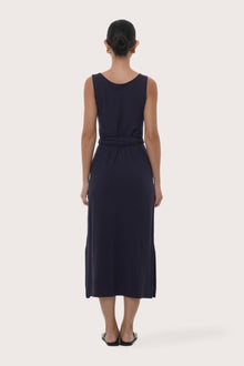 By The Sea Bali Back view of the Kyra Dress in Navy