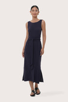 By The Sea Bali Kyra Dress in Navy featuring a relaxed silhouette and effortless resort elegance