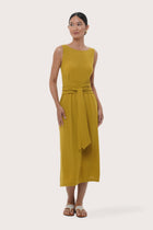 By The Sea Bali Kyra Dress in Yellow featuring a relaxed silhouette and effortless resort elegance