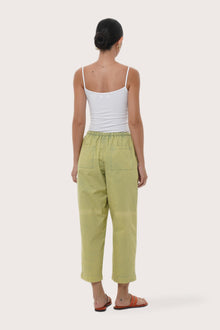 By The Sea Bali Back view of the Ladies Cropped Pants in Sage