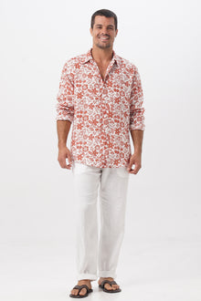 Baron Linen Shirt tropical fruit