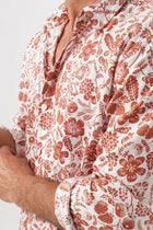 Baron Linen Shirt tropical fruit