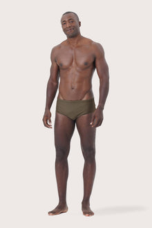 Front view of Luka Swim Brief featuring a clean and modern swimwear silhouette