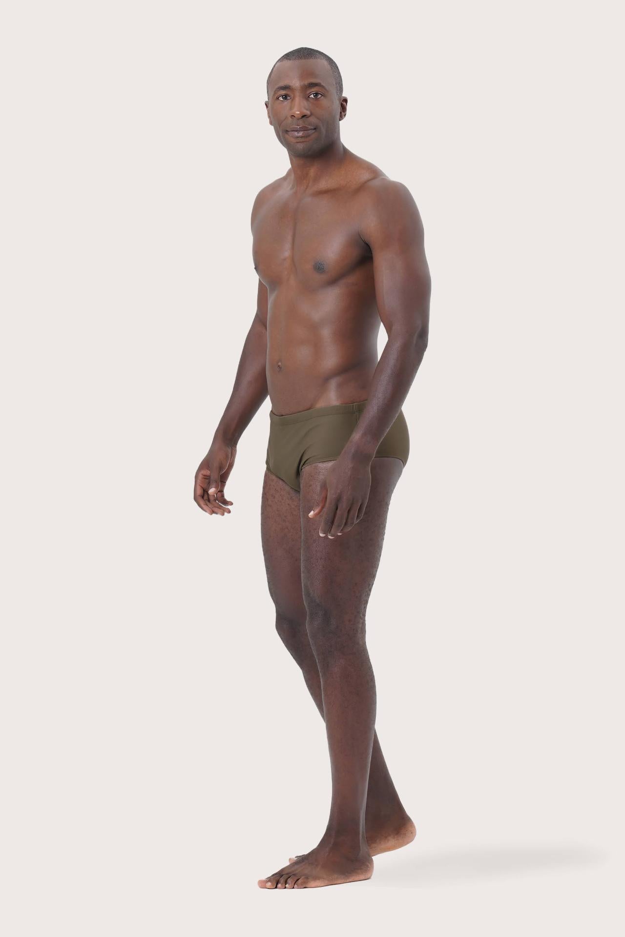 Side profile of Luka Swim Brief highlighting its sleek and athletic design