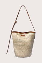 By The Sea Bali Marine Bag in light brown featuring a refined silhouette and timeless resort elegance