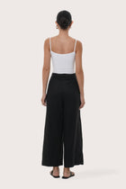 By The Sea Bali Back view of the Merca Wrap Pant in Black