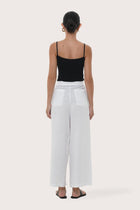By The Sea Bali Back view of the Merca Wrap Pant in White