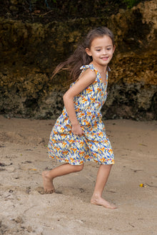 Resort-inspired styling featuring the Molly Tie Dress in Lobelia