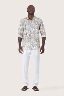 Panta Cotton Shirt Autumn Blue