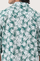 Panta Cotton Shirt Summer Flora Crowd Leaves