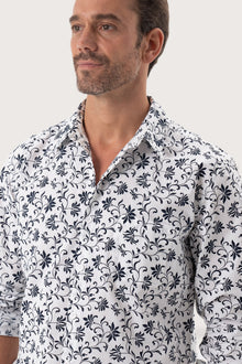 Panta Shirt White Batik