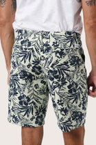 Men's resortwear styling featuring the Paulo Bermuda Shorts in Little Palm Light Green by By The Sea Bali