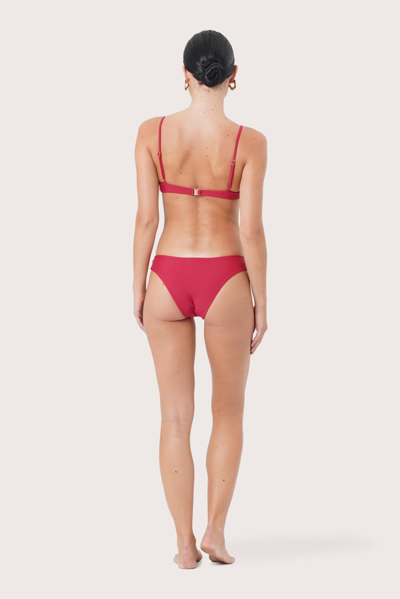 Back view of Pearl Bikini Bottom with elegant coverage and a comfortable fit