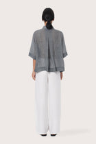 By The Sea Bali Back view of the Rae Shirt in Dark Grey