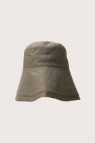 By The Sea Bali Savanna Linen Hat in brown with elegant wide-brim resort silhouette
