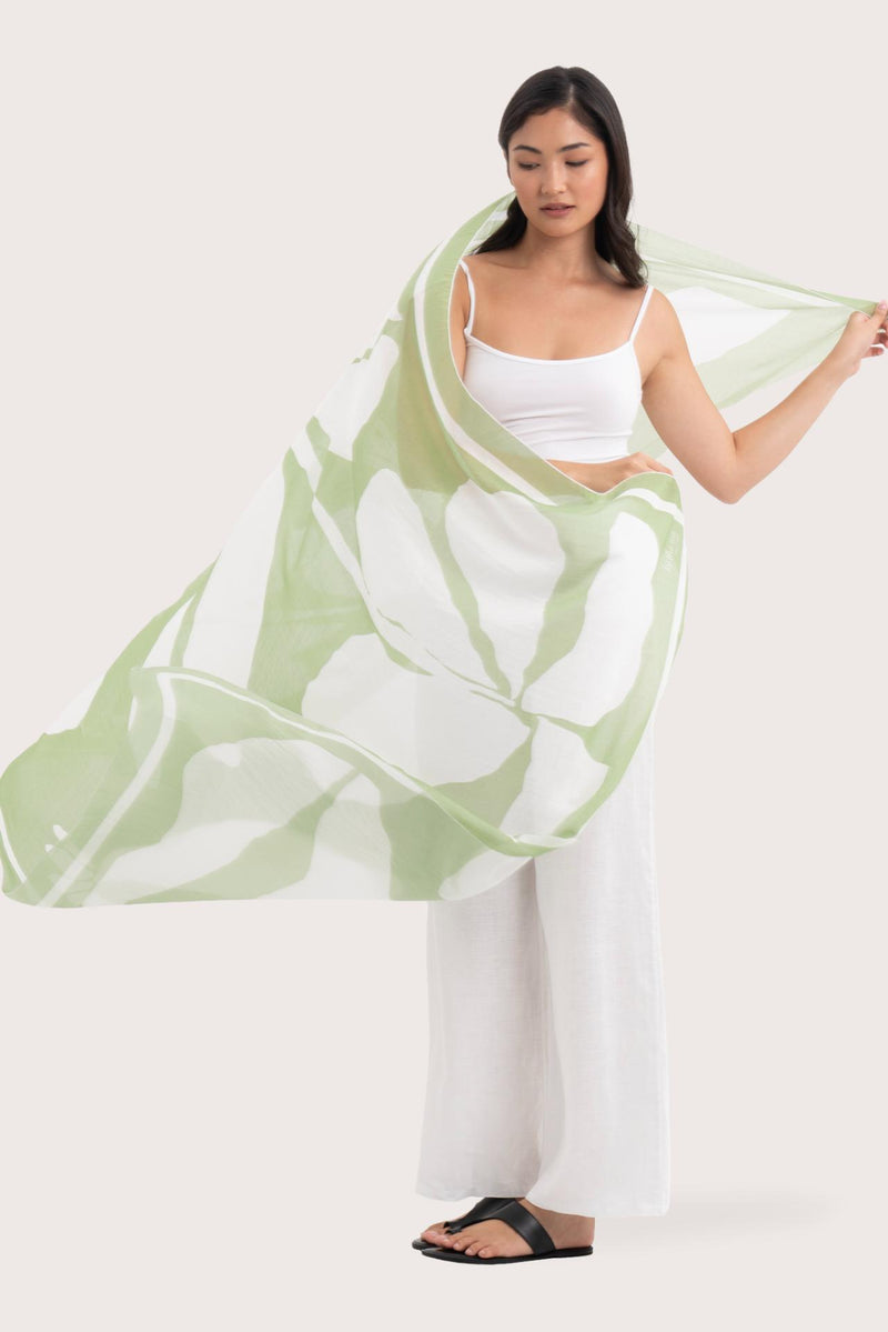 Resort styling featuring the Savaya Sarong in Lively
