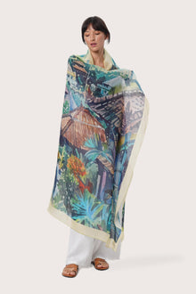 By The Sea Bali Tropical beach style with the Savaya Sarong in Village Vibe Multicolor