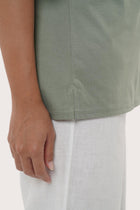 By The Sea Bali Lightweight fabric detail highlighting the Serva Loose T-Shirt's breathable comfort
