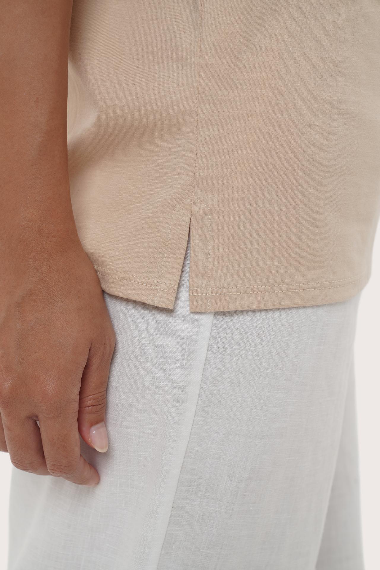 By The Sea Bali Lightweight fabric detail highlighting the Serva Loose T-Shirt's breathable comfort