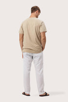 Back view of the By The Sea Bali Skala T-Shirt Beige – clean tailoring and refined craftsmanship