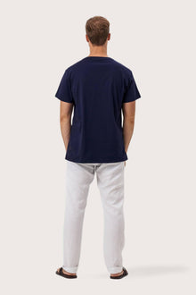Back view of the By The Sea Bali Skala T-Shirt Les Bleus – clean tailoring and refined craftsmanship