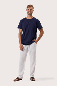 By The Sea Bali Skala T-Shirt Les Bleus – refined men's resort tee with a relaxed, contemporary silhouette