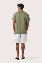 Back view of the By The Sea Bali Skala T-Shirt Verde – clean tailoring and refined craftsmanship
