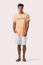 By The Sea Bali Skala Ubud t-shirt Peach – refined men's resort tee with a relaxed, contemporary silhouette