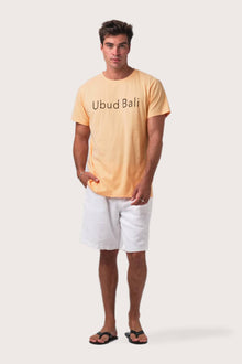 By The Sea Bali Skala Ubud t-shirt Peach – refined men's resort tee with a relaxed, contemporary silhouette