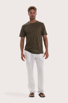By The Sea Bali Sumatra T-Shirt in Army with a relaxed and contemporary silhouette