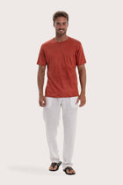 By The Sea Bali Sumatra T-Shirt in Red with a relaxed and contemporary silhouette