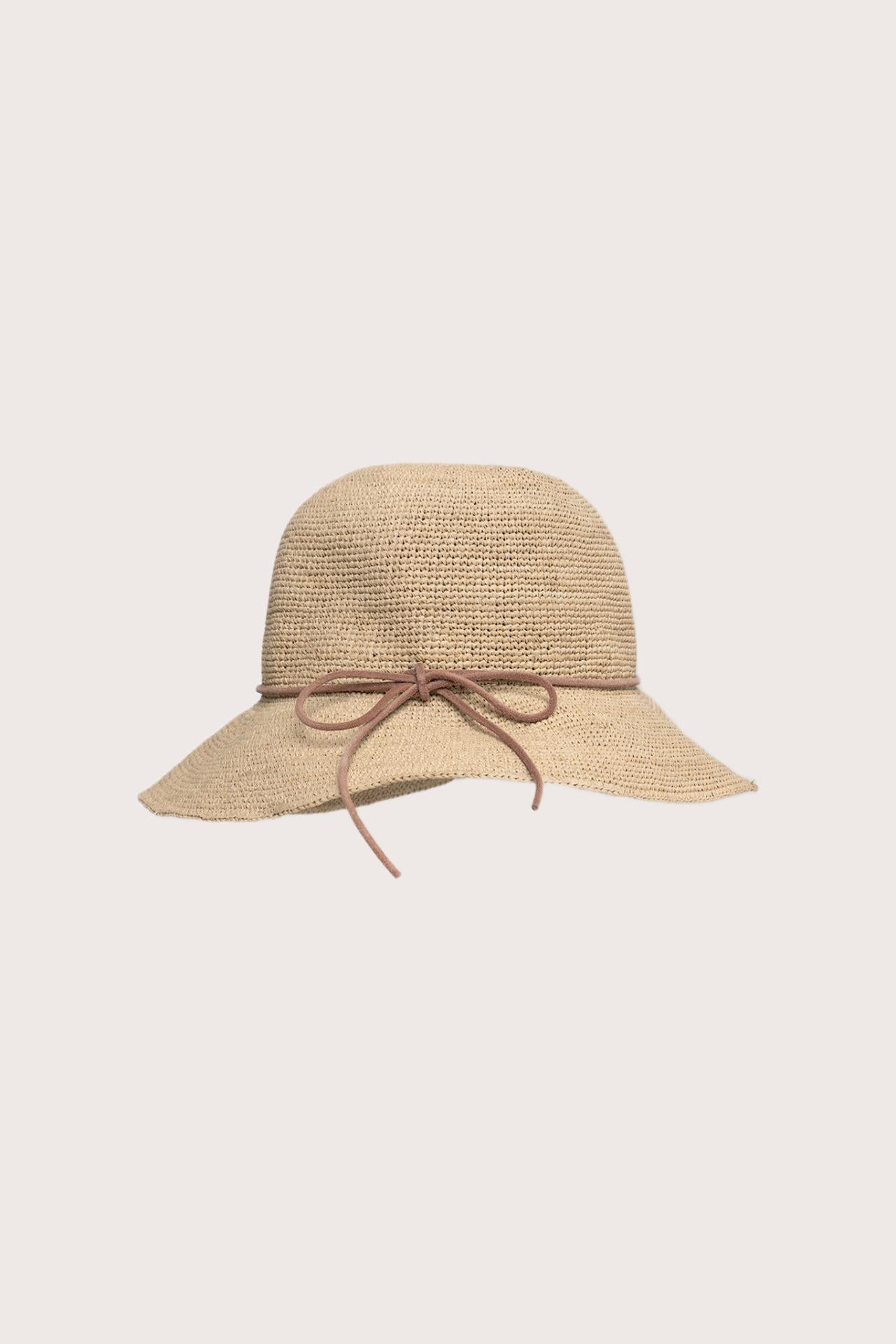 Back view of the Summer Hat showcasing artisanal craftsmanship and relaxed vacation style