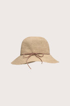 Back view of the Summer Hat showcasing artisanal craftsmanship and relaxed vacation style