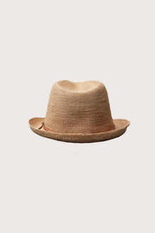 Back view of the Sunset Hat showcasing artisanal craftsmanship and effortless vacation style