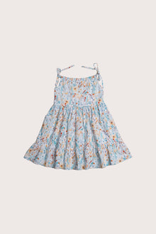 Delicate Blue Fairies print detail on the Victoria Dress by By The Sea Bali