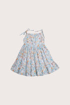 By The Sea Bali Victoria Dress in Blue Fairies print with playful resort-inspired silhouette