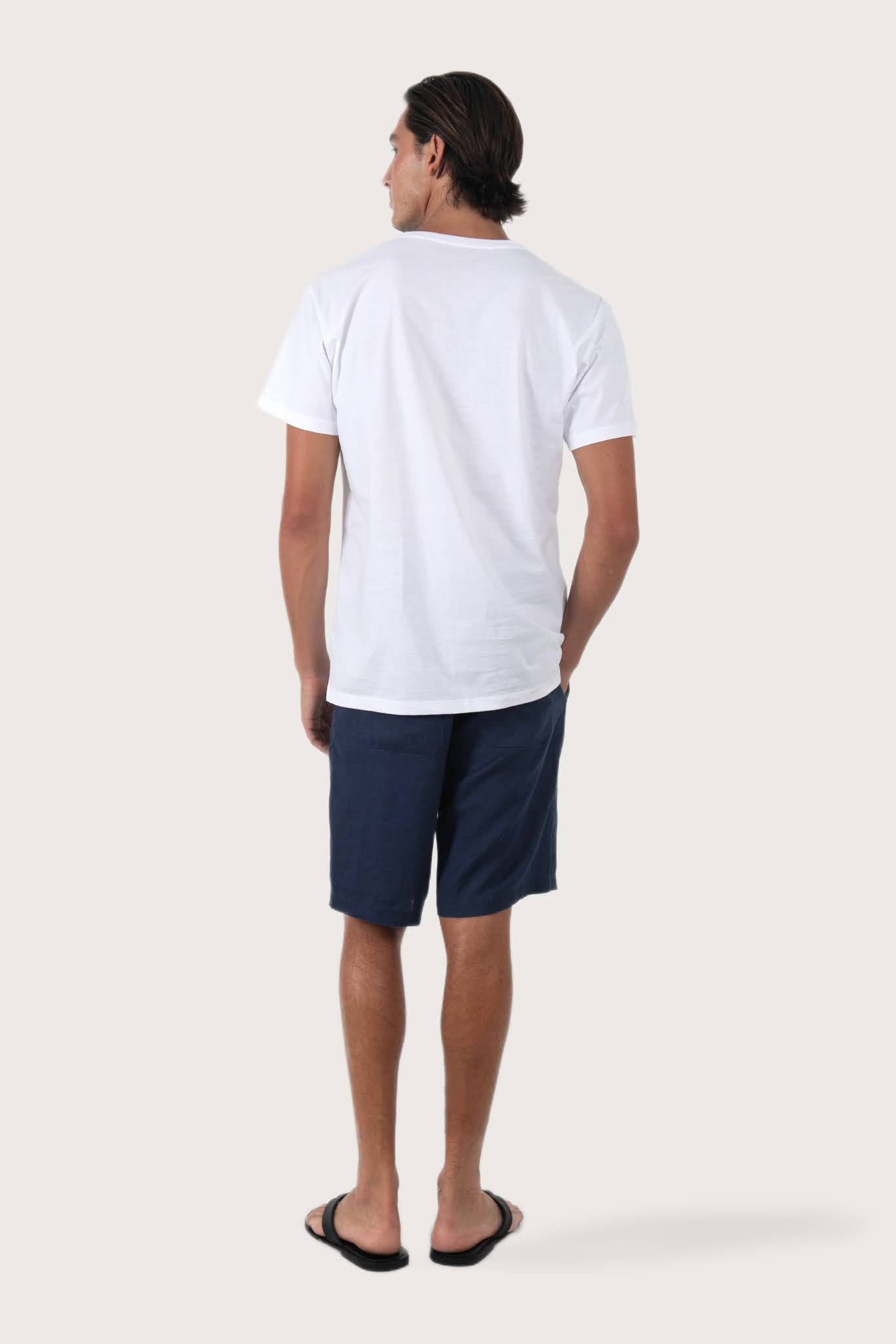 Back view of the By The Sea Bali Watu T-shirt Bali Surf – clean tailoring and refined craftsmanship