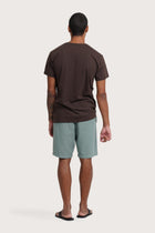 Back view of the By The Sea Bali Watu T-shirt Uluwatu in Brown – clean tailoring and refined craftsmanship