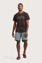 By The Sea Bali Watu T-shirt Uluwatu in Brown – refined men's resort tee with a relaxed, contemporary silhouette