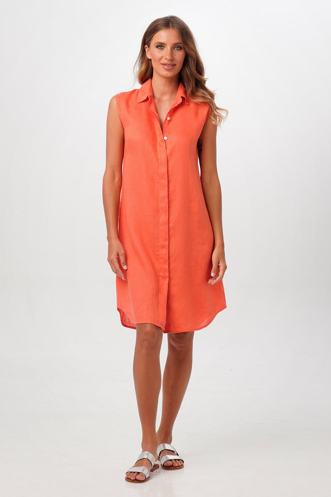 Noelani Linen Dress Sicilia