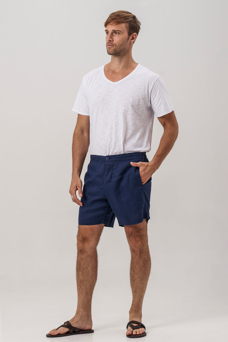 Gowa Linen Short Moana - By The Sea Bali