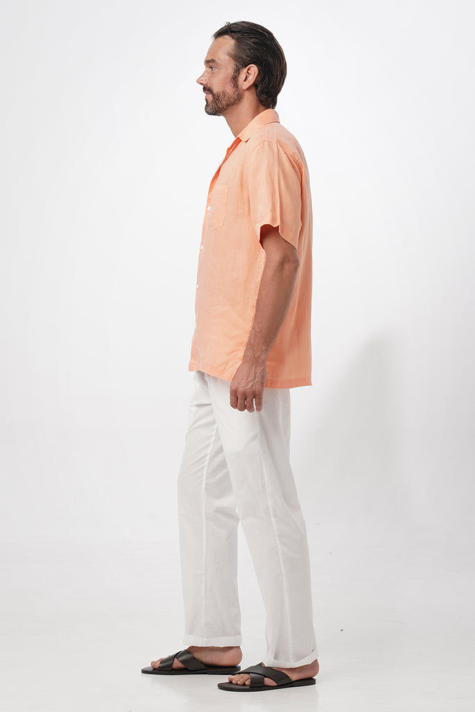 Mori Linen Shirt Arancia