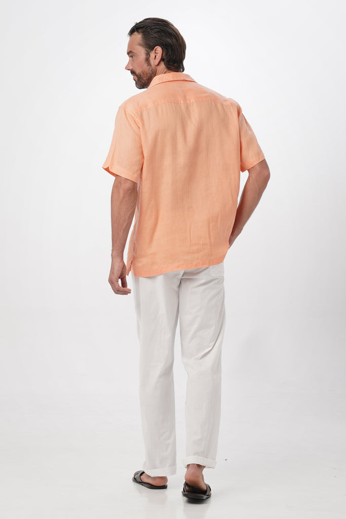 Mori Linen Shirt Arancia