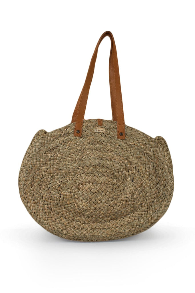 By The Sea Bali Straw Round Bag 