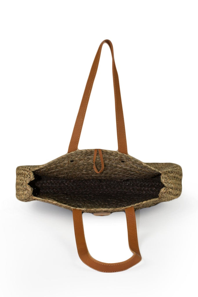 By The Sea Bali Straw Round Bag 