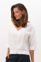 By The Sea Bali Niley Linen Top 