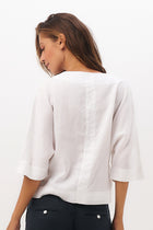 By The Sea Bali Niley Linen Top 