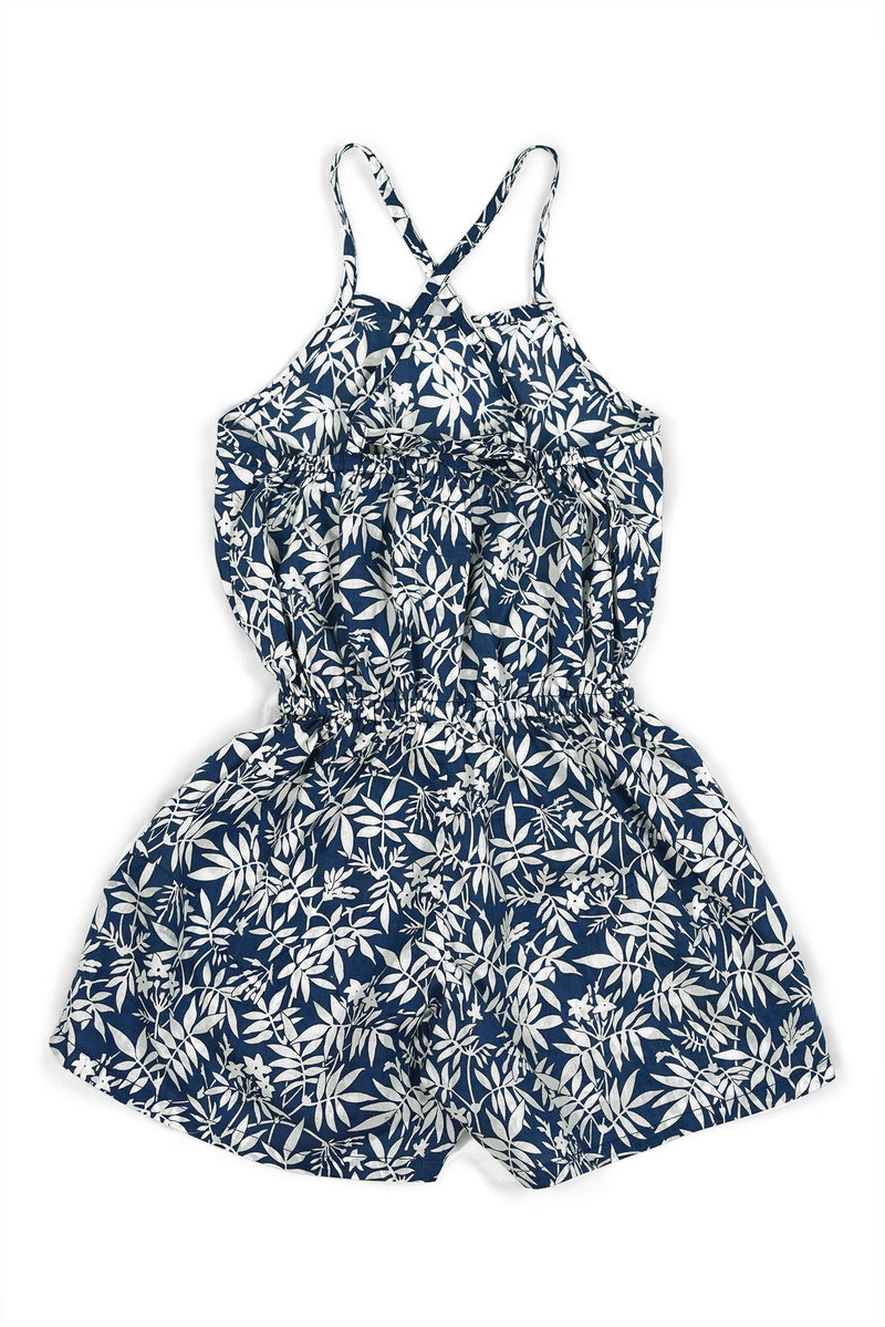 Back view of Kids Jumpsuit Bambu Blu with an effortless and comfortable fit